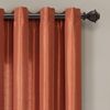 Lush Decor Prima Window Curtain Panel Pair, 108" L x 54" W, Brown & Rust