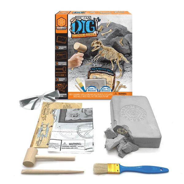 ArtSkills Epic Lab Dinosaur Fossil Digging Kit for Kids, Dinosaur Excavation Dig Kit Dino Toys for Kids Gifts for Boys and Girls