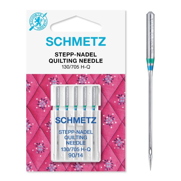 Schmetz Sewing Machine Quilting Needles - Size: 90/14