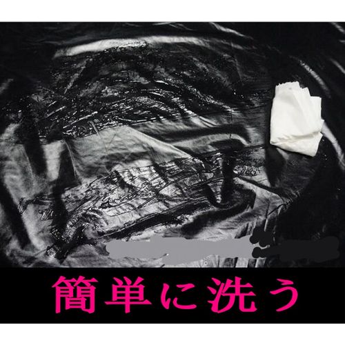 WooJoo, Passion Bed Sheet, Waterproof, Black, 78.7 x 59.1 inches (200 x 150 cm)