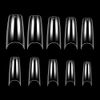 Makartt French Nail Tips, 500pcs Half Cover False Nail Tips, False Nails, Fake Nails, Press on Nails, Acrylic Nail Tips, Nail Tips for Acrylic Extensions 10 Sizes