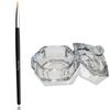 Glamified | Tint Lash Brush + Dappen Mixing Dish | Eyelash Eyebrow Tinting Tint