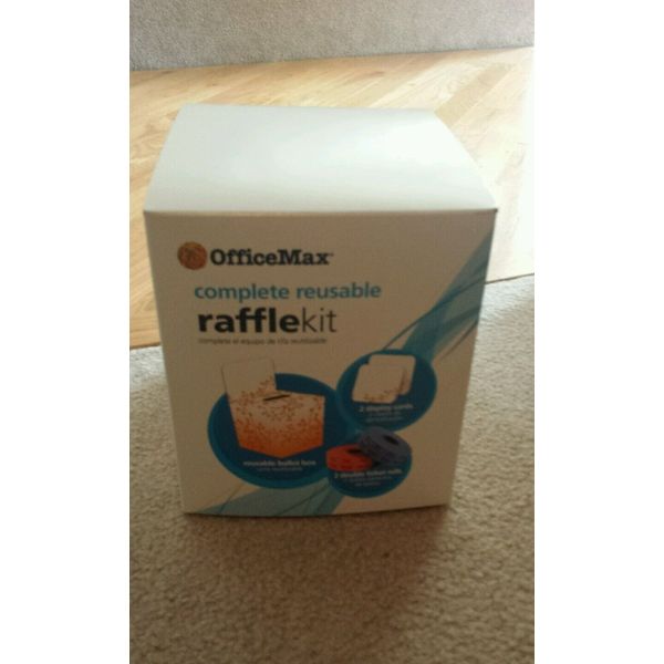 Office Max complete reusable raffle kit