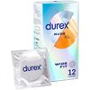 Durex Nude, Condoms, Wide Fit, 12s, Ultra Thin, Designed To Feel It All, With Silicone Lube
