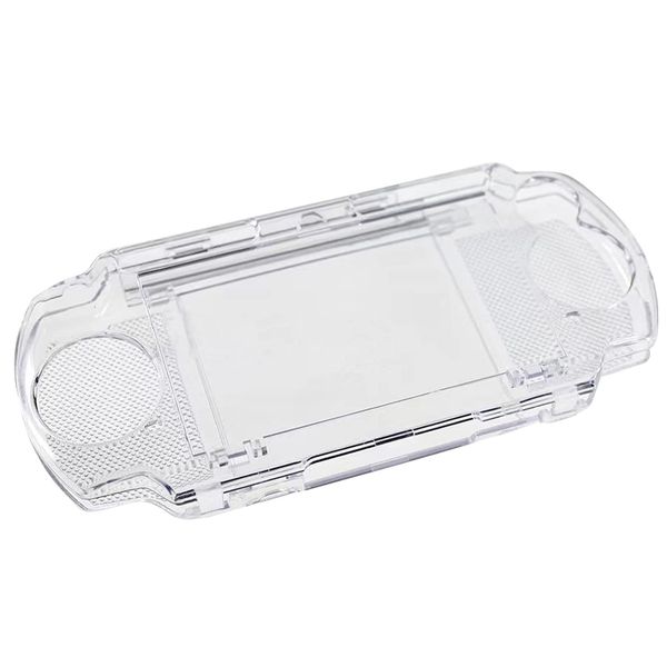 Crystal Hard Skin Case Protector Flip Opening Snap In Crystal Case LCD Screen Case Protector Console Accessory for PSP 2000/3000