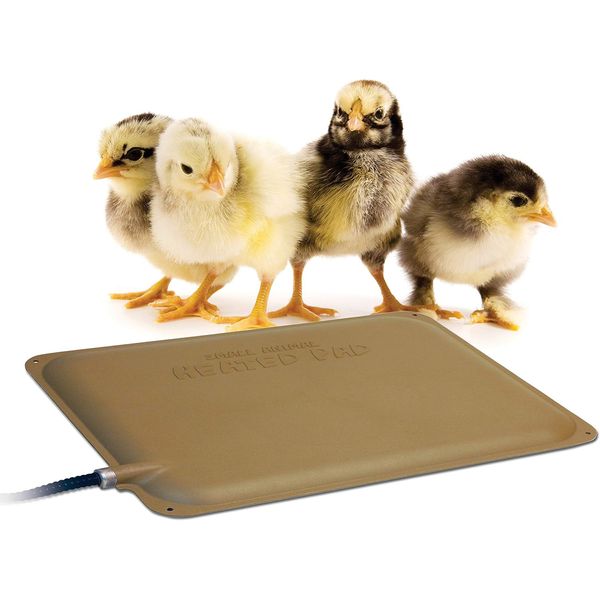 K&H Pet Products Thermo-Peep Heated Pad Tan Petite 9 X 12 Inches