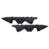 Titanium Plus Autoparts 2007-2012 Compatible With NISSAN Sentra Front Left & Right Side BUMPER BRACKET Plastic