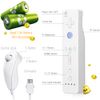 Remote Controller for Wii Controller and Nunchuck Replacement for Wii with Silicone Cover and Wrist Strap, without Motion Plus