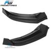Fits 17-23 Tesla Model 3 PP Matte Black Front Bumper Lip 3PC