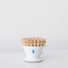 Blue Bottle Ceramic Coffee Dripper and Bamboo Filters for Pour Over