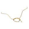 B&P Lamp® Mini Tripod Shade Holder for Nutmeg, Brite Finish
