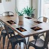 Red Green Cocktail Glass Placemat Kitchen Table Mat Worktop Saver Protector