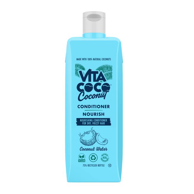 Vita Coco Hindistan cevizi saç kremi Nourish (400 ml) kuru saçlar için nemlendirir • Hindistan cevizi ile besleyici bakım kremi (tüm saç tipleri için) • Silikon ve renklendirici içermez"