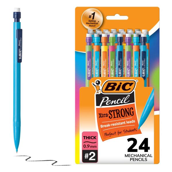 Bic Extra Strong Mechanical Pencils 2, Multi-Colour