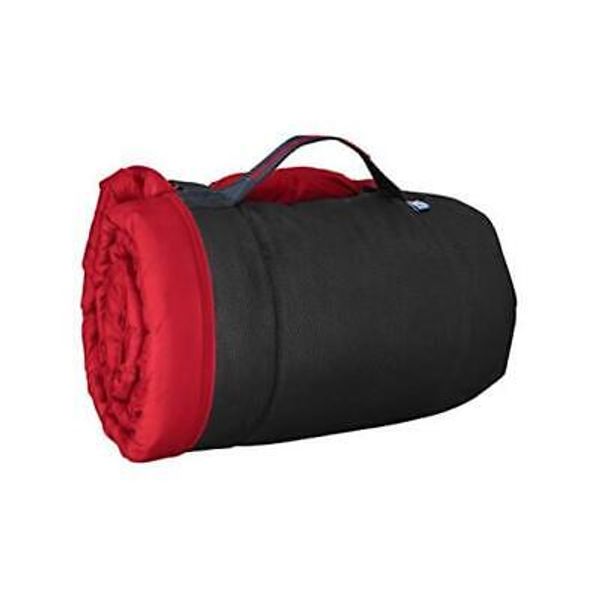 Waterproof Dog Bed, Outdoor Bed for Dogs |Portable Bed Roll Large Chili Red