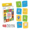 EPHIIONIY 100 Words Matching Card Game