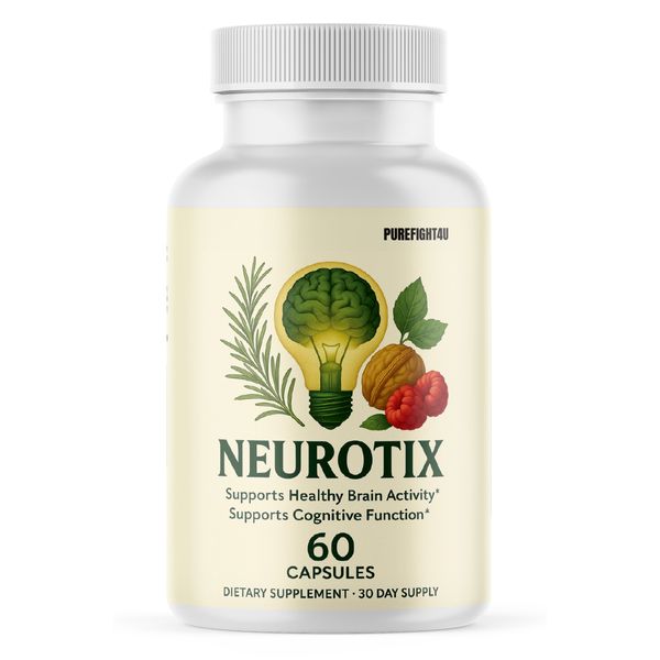 Neurotix Nutritional Supplement Support for Brain Function & Focus - 60 Capsules