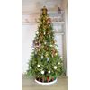 Christmas Tree Skirts- White, Red, Green & Gold Tree Collar
