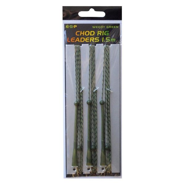 E.S.P Chod Rig Leaders 1M: Weedy Green