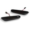 Rui Xin 213 Amber LED Side Marker Turn Signal Light 2 Pcs for B M W E90 E91 E92 E93 E46 E53 X3 E83 X 1 E84 E81 E82 E87 E88 (Smoked Lens)