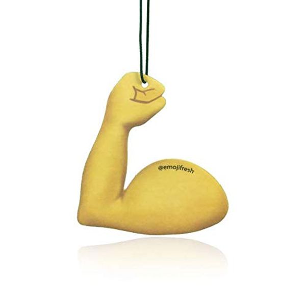 Flexed Bicep Car Air Freshener - Pineapple Scent