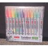 Highlighters Zeyar Twinliner Highlighter 12pcs Assorted Colors