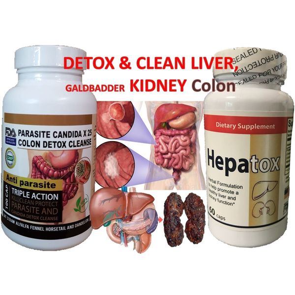 Detox kidney liver Support Kidney Function intestine colon Healthy Liver Support