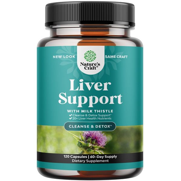 Liver Cleanse Detox & Repair Formula - Herbal Liver Support Supplement