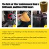  Air Filter For 50HP Screw Air Compressor Replacement Part Air Intake Filter