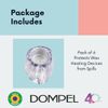Dompel Plastic Refill for Wax Heating Devices | Model 3935 | 2 Pack of 6