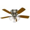 42" Antique Pewter 5 Blade Ceiling Fan Dimmable Transitional 3 LED Light Lamp