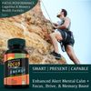 Brain Health Supplements for Adults - Optimized Memory & Focus - Caffeine Free