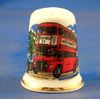 Porcelain China Collectable Thimble London Bus