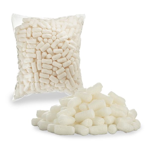 MT Products EPS Off-White Packing Peanuts for Shipping - Recyclable Bulk Peanuts Packing Foam for Cushioning Fragile Items - (Approximately 0.60 Cubic Feet)