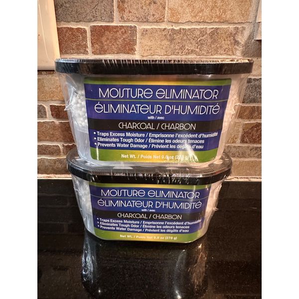 Moisture Eliminator  Charcoal/Carbon 2-pack NEW SEALED