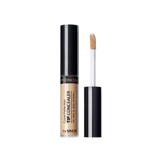 THE SAEM Cover Perfection Chip Concealer 2.5 Medium Deep Thesem Concealer Thesem Concealer Cheap Thesem Concealer UV Thesem Concealer Popular Colors Thesem Concealer Colors Thesem Concealer How to Use Thesem Concealer