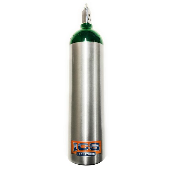 ICS Industries - Medical Oxygen Cylinder with CGA870 Post Valve - E Size 23.9 cf (ME)