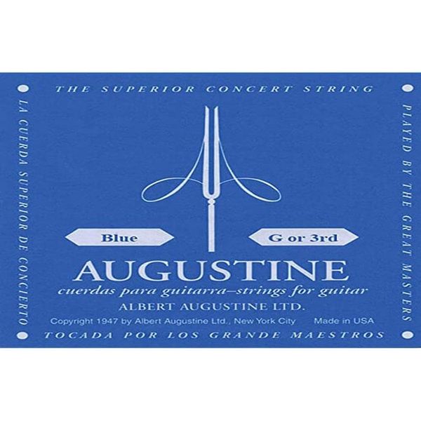 Augustine 650433 "Blue Label Single G3" String for Classic Guitar