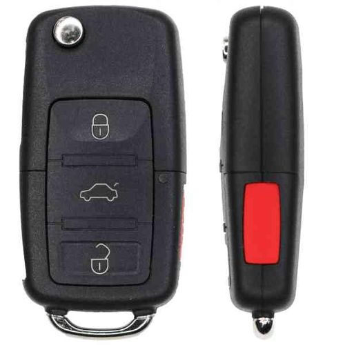 Replacement Flip Key Fob for Volkswagen Golf 2011 FCC 1K0959753P NBG92596263 Part Number 1K0959753P NBG92596263