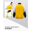 JAKO Unisex Webjacke Dynamic, gelb/weiß/schwarz, M