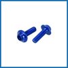 A ABSOPRO 10pcs M5 Motorcycle Windscreen Screw Fairing Windscreen Bolt Blue Item Replacement