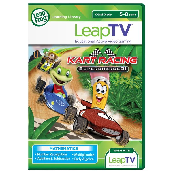 LeapFrog LeapTV Learning Game Leap Frog Kart Racing Supercharged