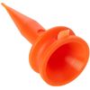 Longridge Castle Golf Tees - (Orange, 5mm, 1000 Pieces Bulk)