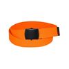 CTM Plus Size Adjustable 32 mm Wide Neon Fabric Web Belt, Orange