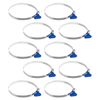 POWERTEC 4 Inch Dust Collection Adjustable Key Type Hose Clamp - 10 PK (70260)