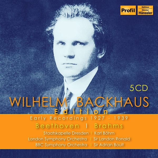 Wilhelm Backhaus Edition-Early Record 1927-1939