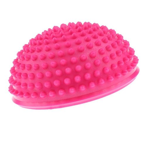 Hedgehog Style Stability Balance Pod and Half Ball Balance Trainer for Adults, Pink, PVC