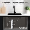 PureDrop PDR-16KPCB Under Sink Water Filter, High Capacity Under Sink Composite