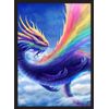 MTG Sleeves 50 MTG Standard Card Sleeves Deck Protector - Rainbow Dragon