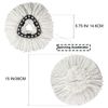 [3 Pack] Mop Replace Heads, Mop Refill Heads Replacements Compatible with O Cedar Spin Mop 1-Tank System- Easy to Replace, Microfiber, Machine Washable